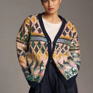 Mauve  Cardigan from Anthropology